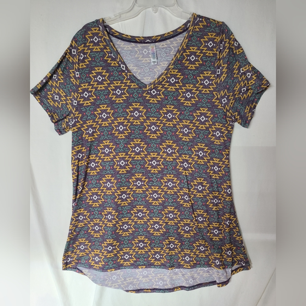 NWOT LulaRoe XL Short Sleeve Vneck Tunic